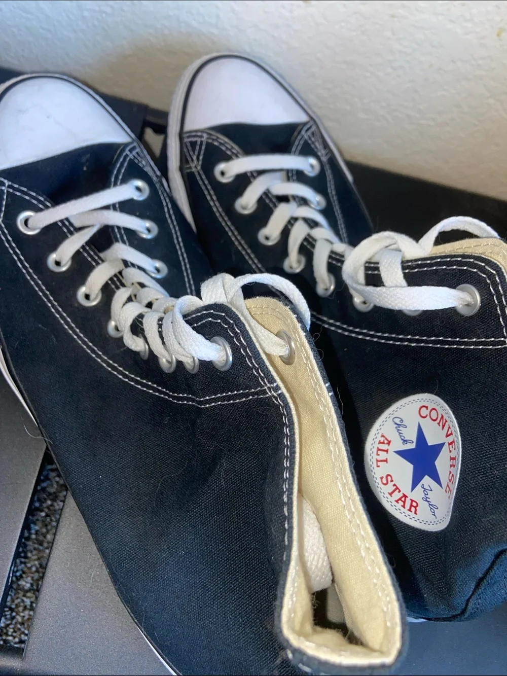 Converse High Top Sneakers - Black & White